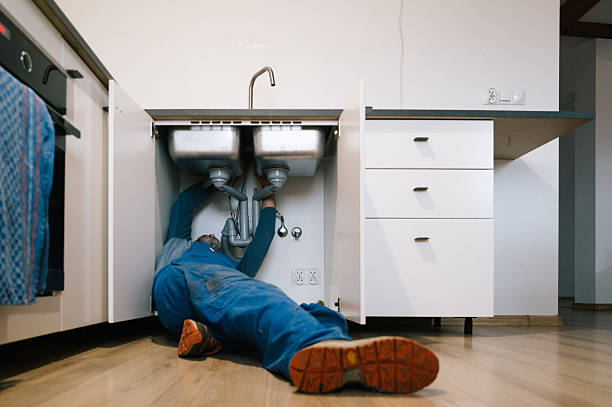 Professional Drain Cleaning technician working in Richland, PA